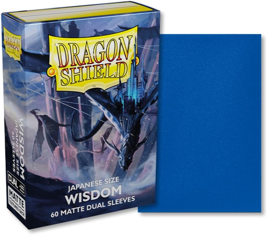 Dragon Shield Sleeves - Matte Dual Wisdom Japanese Size (60)