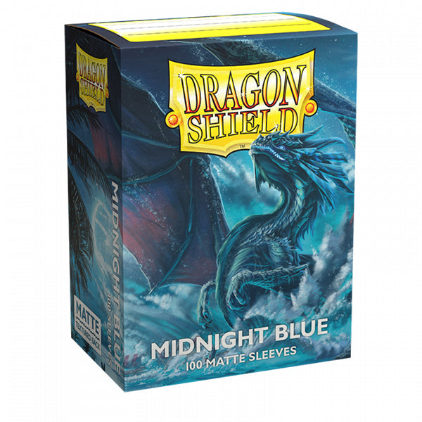 Dragon Shield Sleeves - Matte Midnight Blue Standard Size (100)