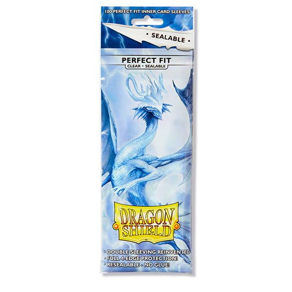Dragon Shield Sleeves Standard Perfect Fit Sealable - Clear (100ct)