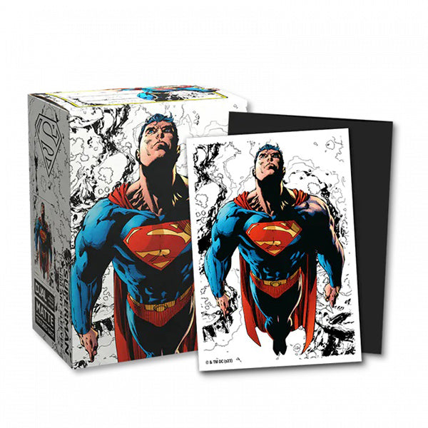 Dragon Shield Sleeves: Standard Dual Matte 'Superman Core' Full Color (100ct)