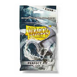 Dragon Shield Sleeves Perfect Fit Clear/Clear Standard Size (100 ct.)