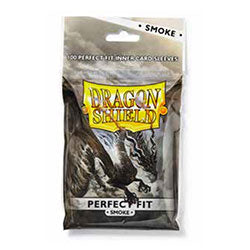 Dragon Shield Sleeves Perfect Fit Clear/Smoke Standard Size (100 ct.)