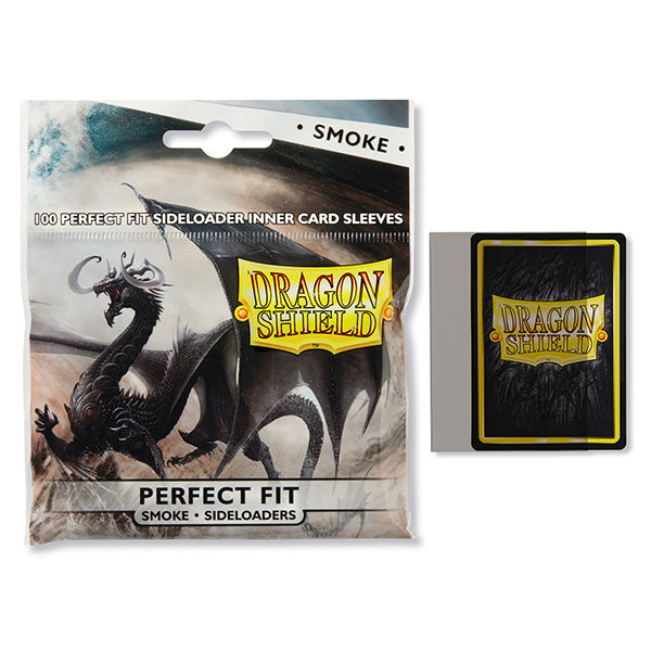 Dragon Shield Sleeves Perfect Fit Smoke Sideloading Standard Size (100 ct.)