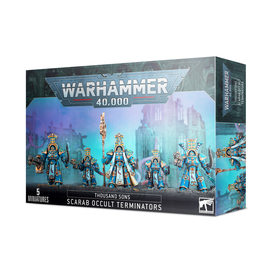 Warhammer 40K Thousand Sons - Scarab Occult Terminators