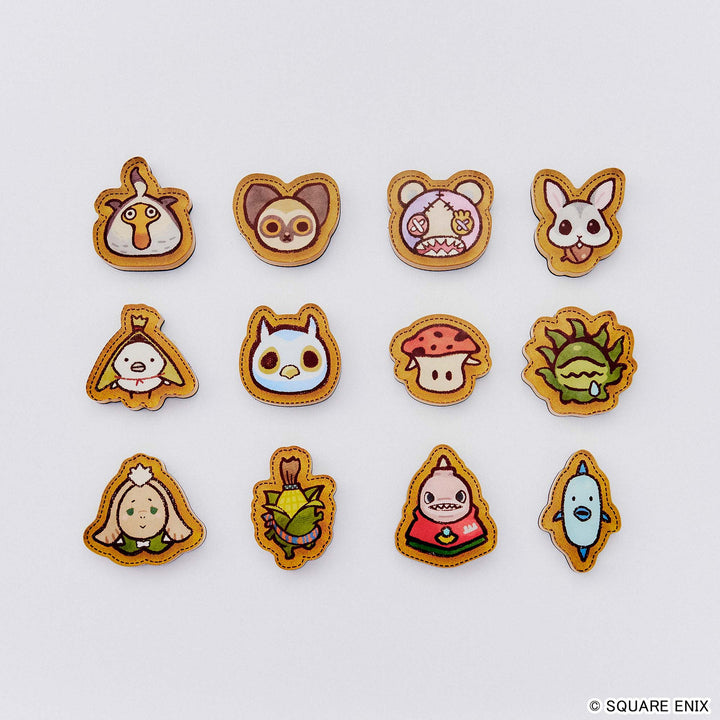 Final Fantasy XIV - Minion Acrylic Magnet Vol.3 Display (12 Magnets)