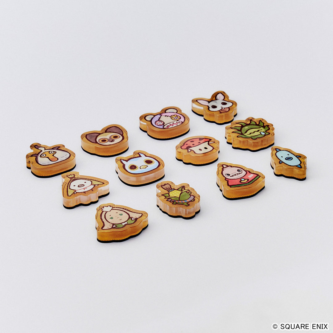 Final Fantasy XIV - Minion Acrylic Magnet Vol.3 Display (12 Magnets)