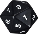 Foam D20 5" Dice Black