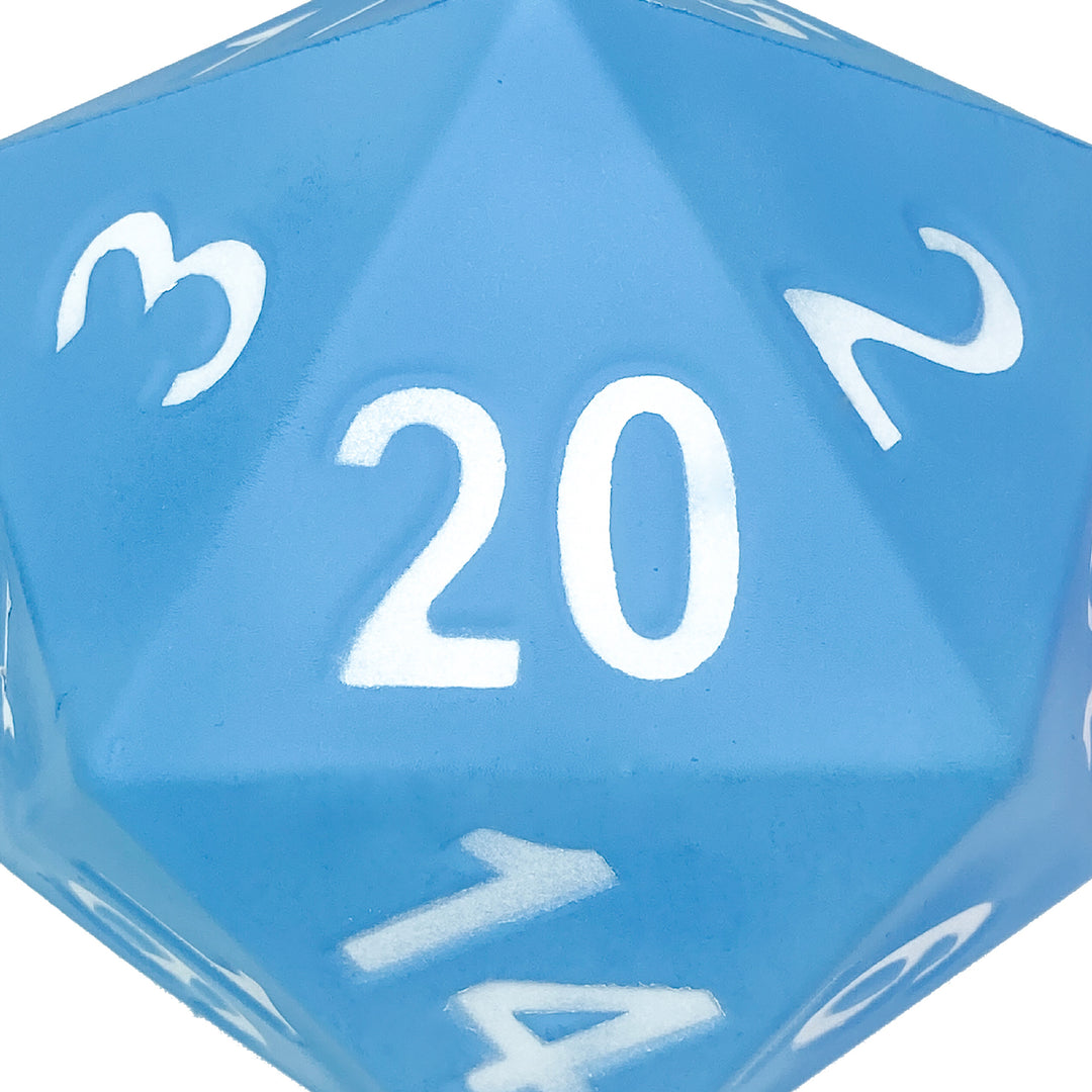 Foam D20 5" Dice Blue