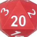 Foam D20 5" Dice Red