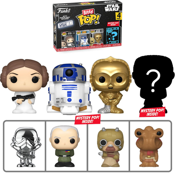 Funko Bitty Pop! - Star Wars Princess Leia 4-Pack