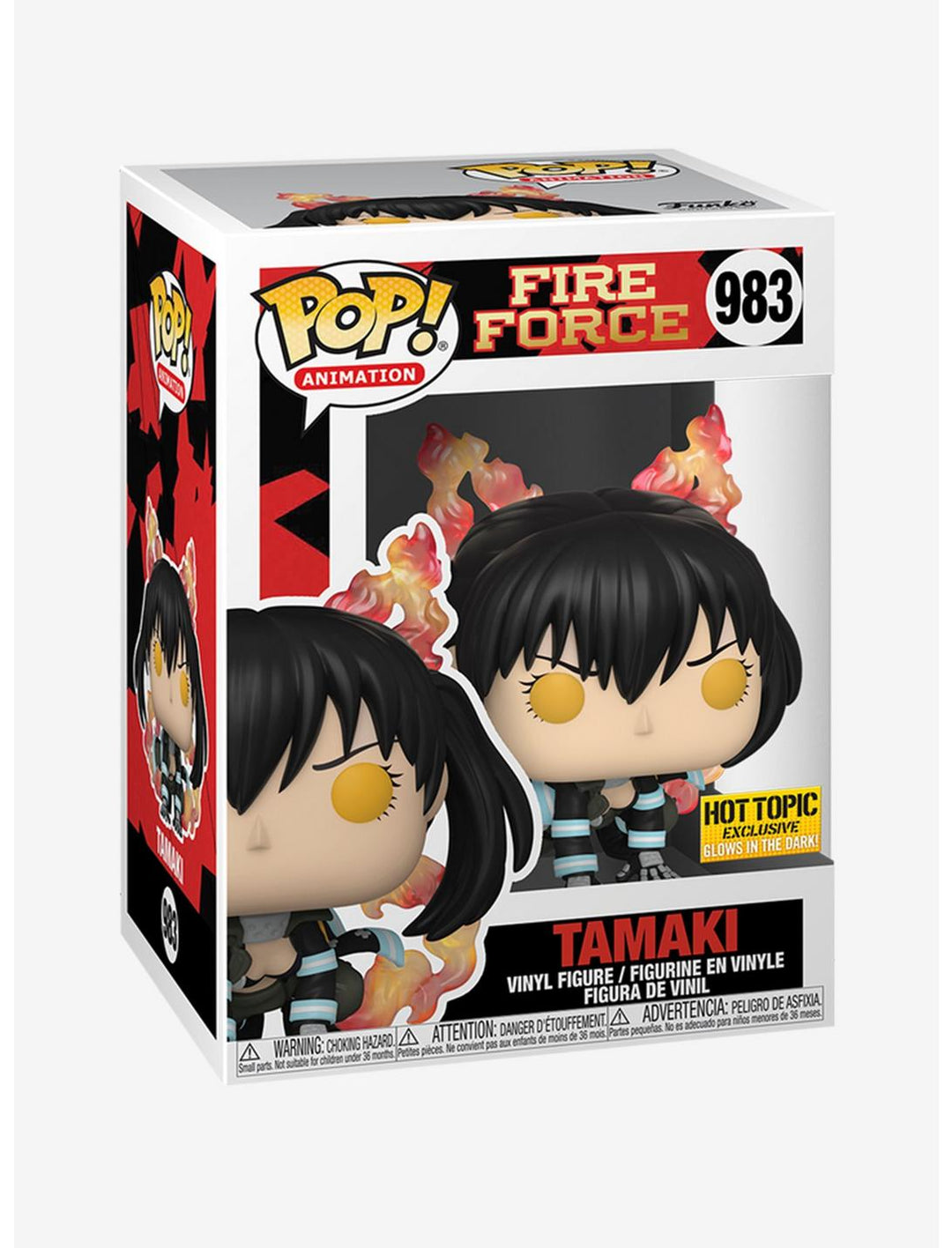 Funko POP Animation Fire Force - Tamaki Glow In The Dark Hot Topic Exclusive 