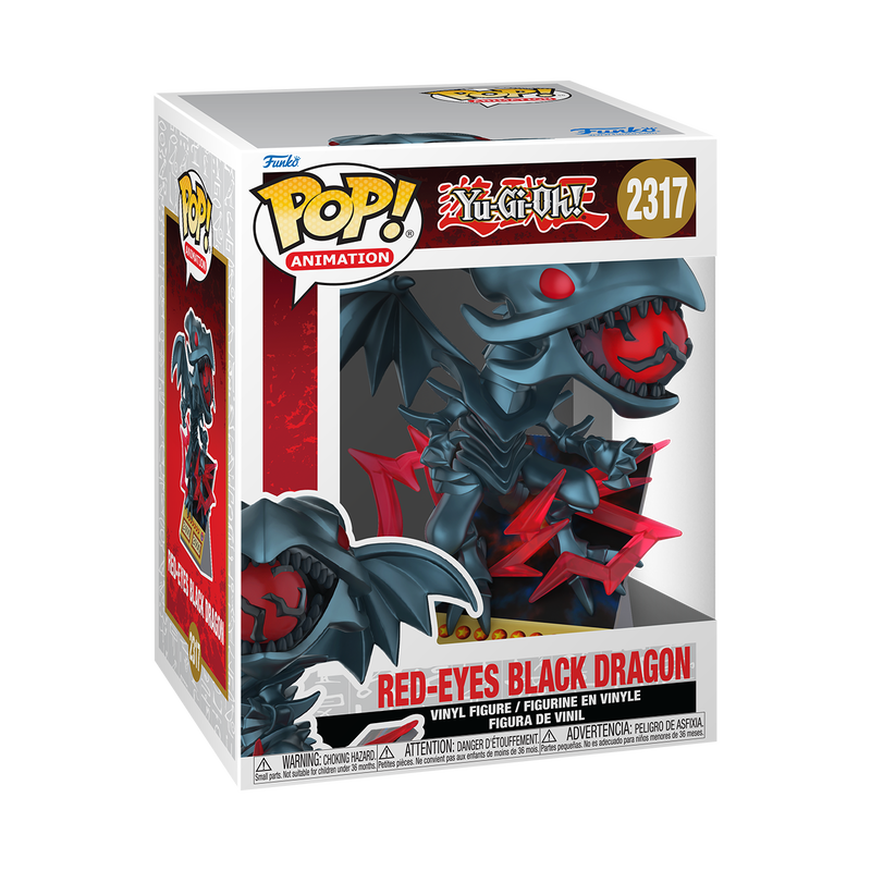 Funko POP! Premium: Yu-Gi-Oh! Red-Eyes Black Dragon Card