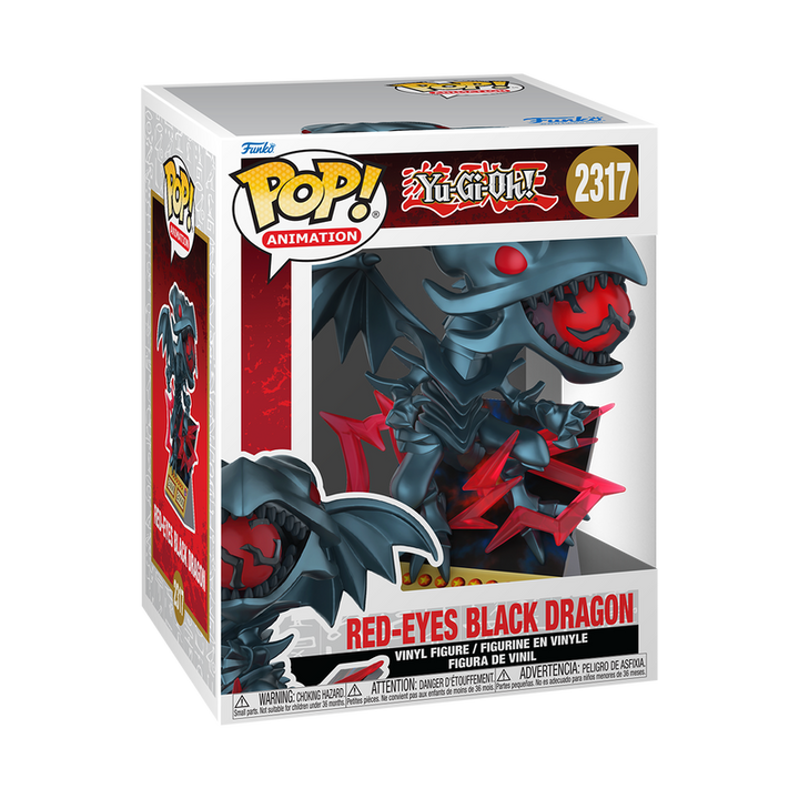 Funko POP! Premium: Yu-Gi-Oh! Red-Eyes Black Dragon Card