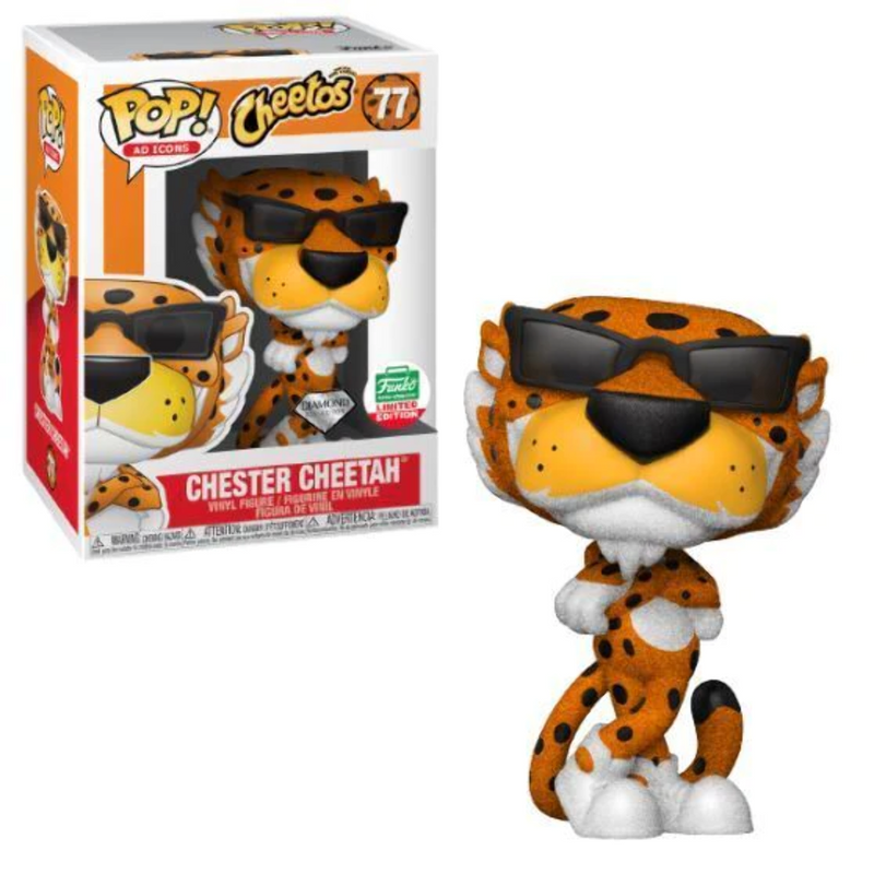 Funko Pop! Ad Icons: Cheetos Chester Cheetah #77 Limited Edition Diamond Collection