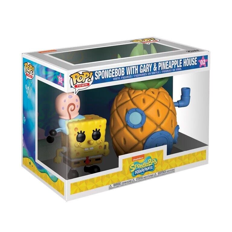 Funko Pop! Town: Spongebob With Gary & Pineapple House #02