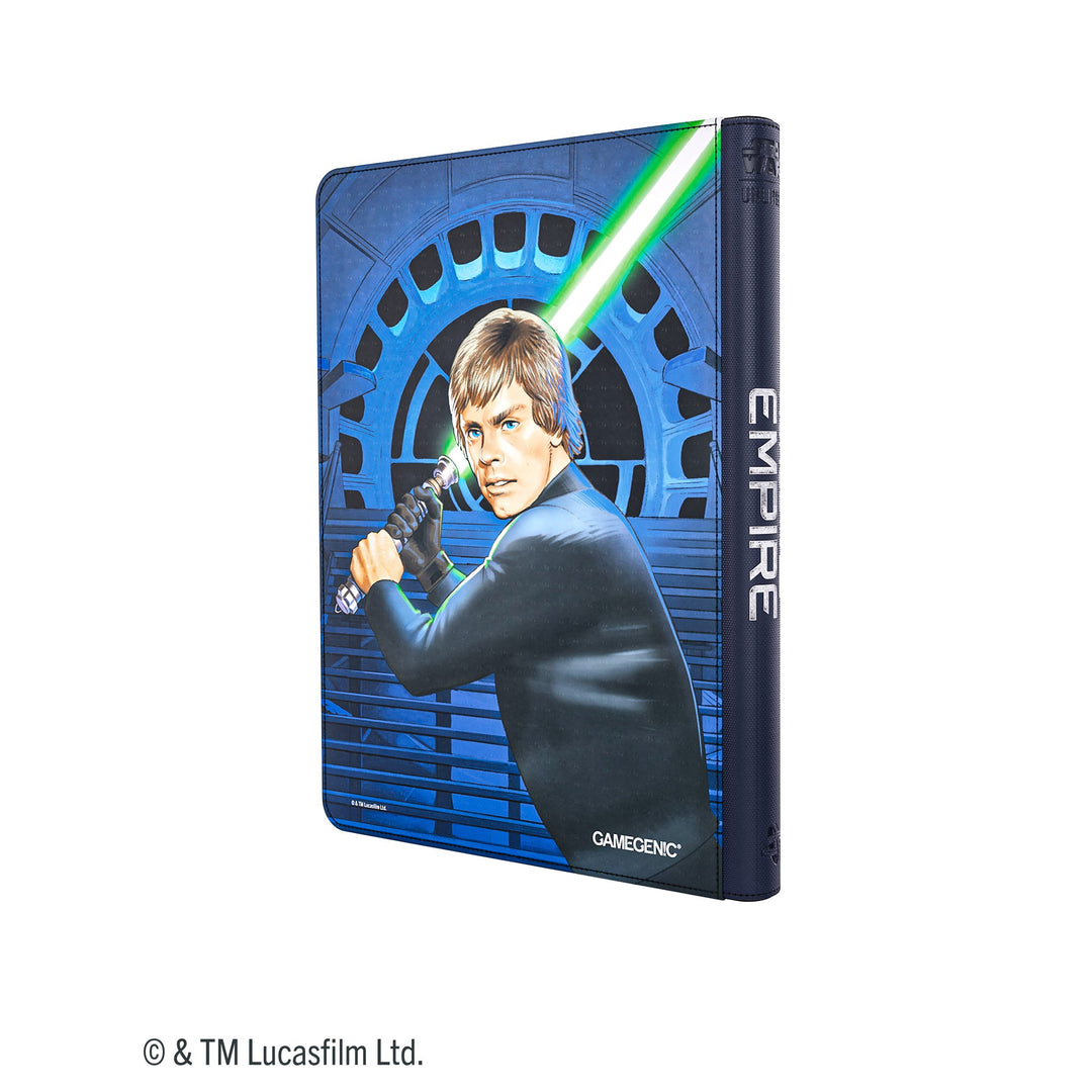 Gamegenic Star Wars: Unlimited Zip-Up Album 18-Pocket - Jedi Luke Skywalker &amp; Emperor Palpatine