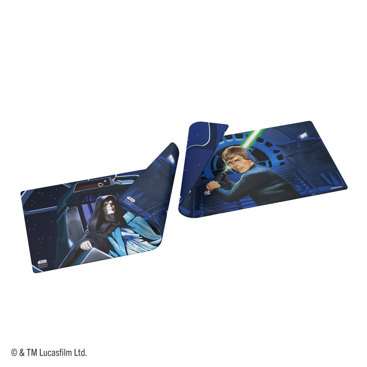 Gamegenic Star Wars: Unlimited Double-Sided Game Mat - Jedi Luke Skywalker &amp; Emperor Palpatine