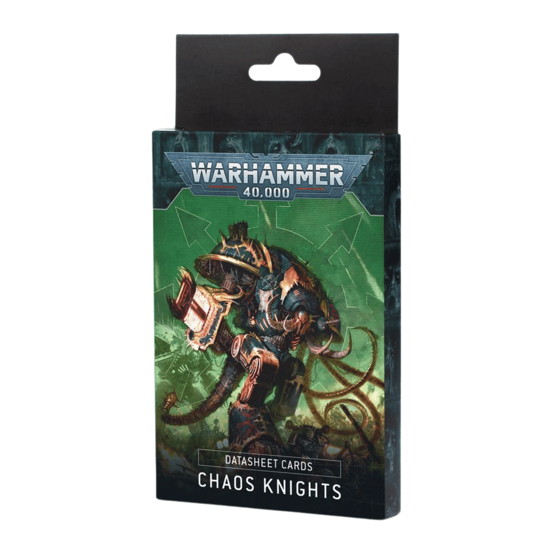 Warhammer 40K Chaos Knights Datasheet Cards