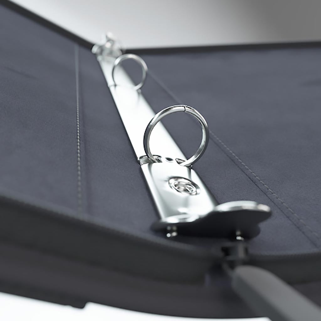 GameGenic Zip-Up Ring-Binder Slim Black