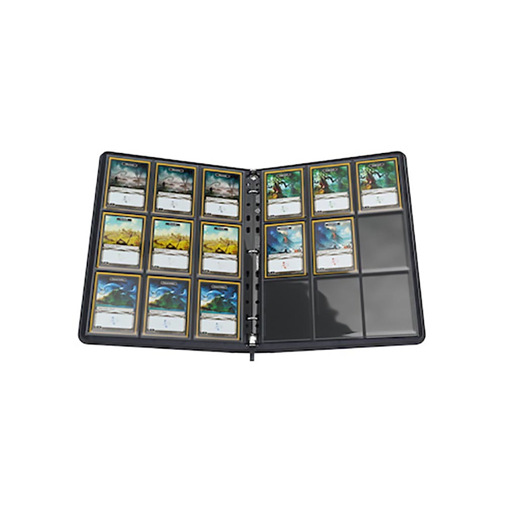 GameGenic Zip-Up Ring-Binder Slim Black