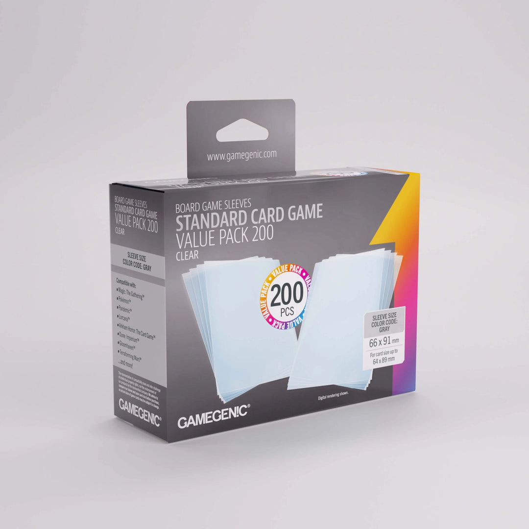 Gamegenic - Standard Prime Sleeves CG Value Pack (200ct)