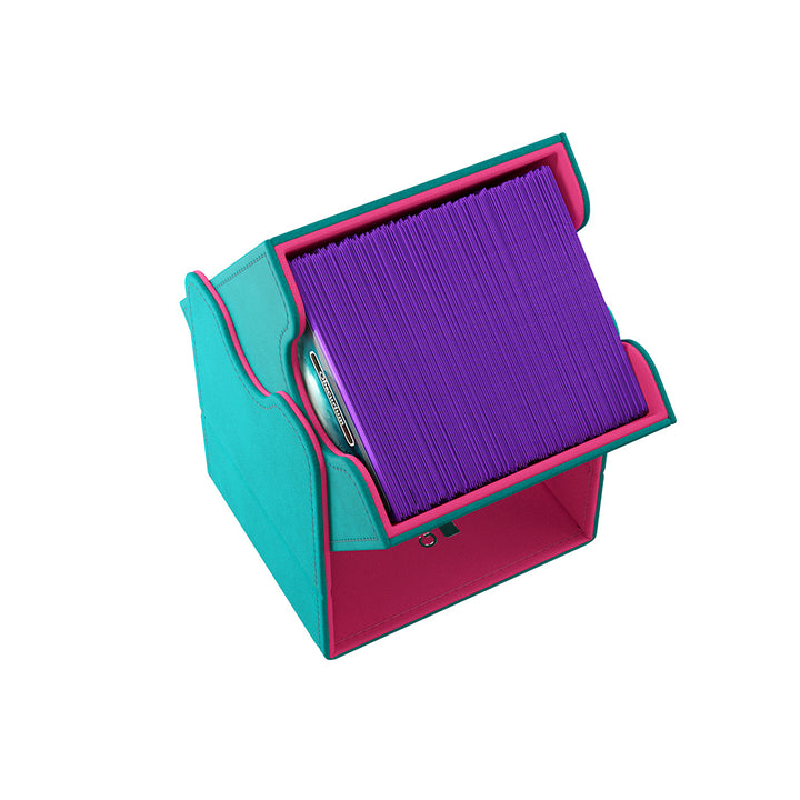Gamegenic 100+ Convertible XL Squire Deck Box - Teal/Pink