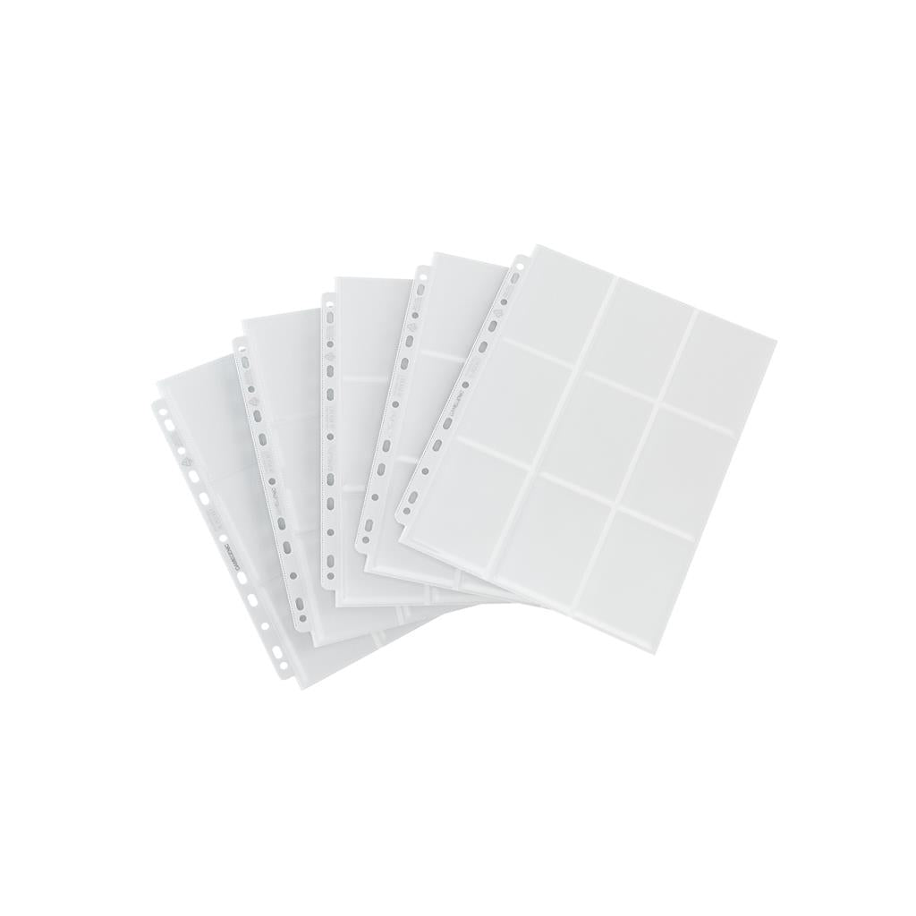 Gamegenic 18-Pocket Sideloading Pages (10ct) - White