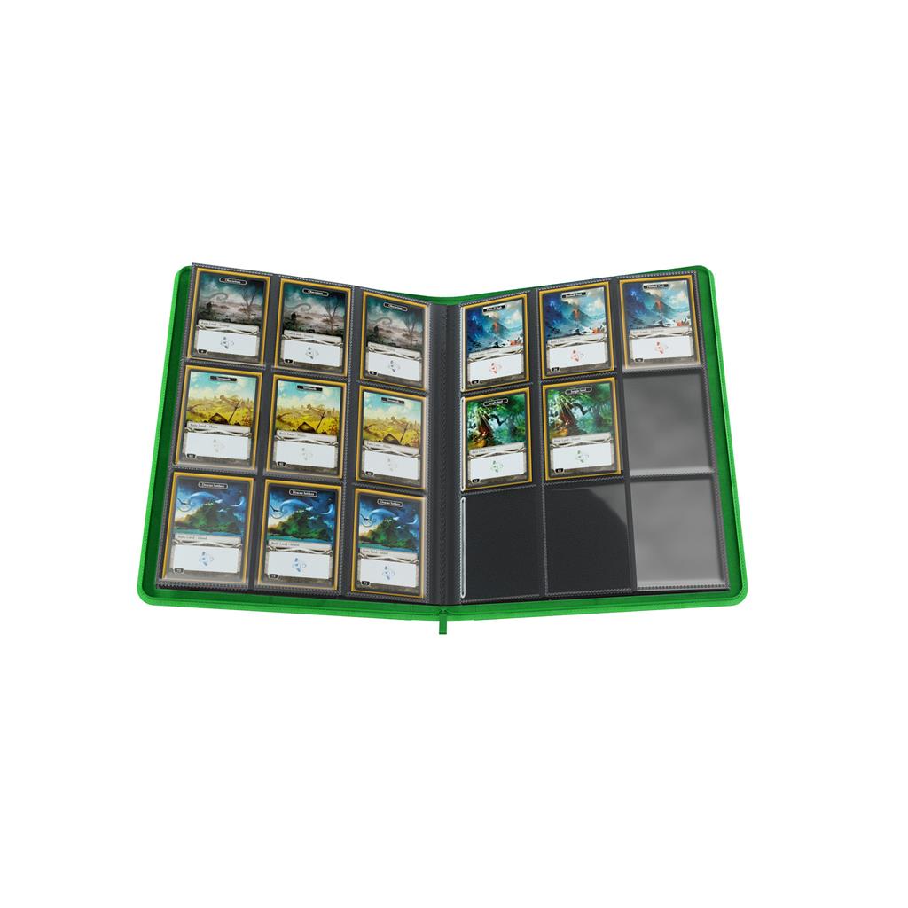 Gamegenic 18-Pocket Zip-Up Album - Green