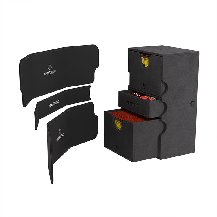 Gamegenic 200+ Stronghold XL Deck Box - Black
