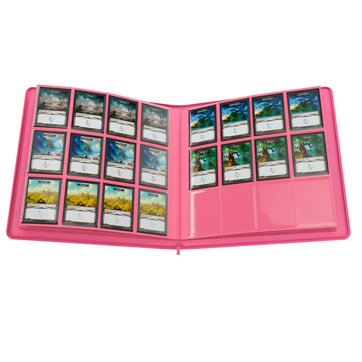 Gamegenic 24-Pocket Zip-Up Album Pink
