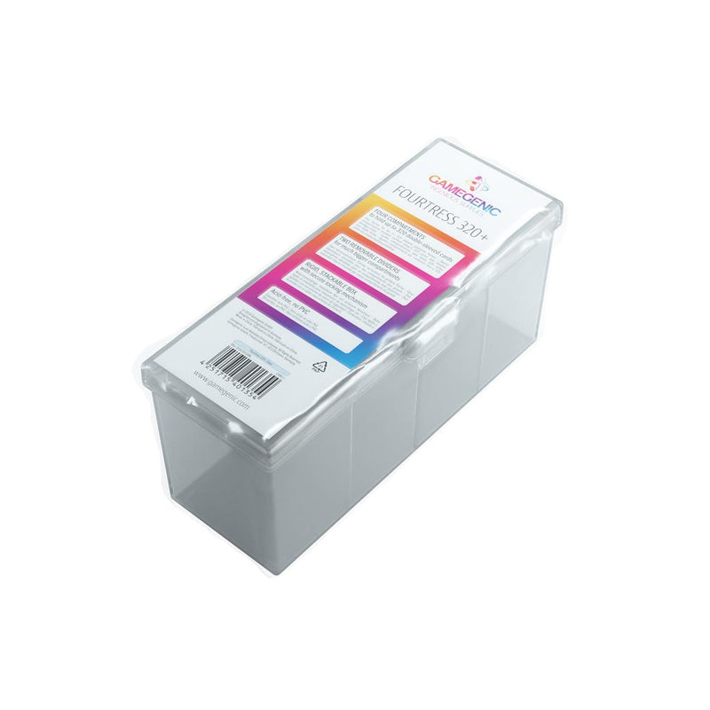Gamegenic 320+ Fourtress Deck Box - Clear