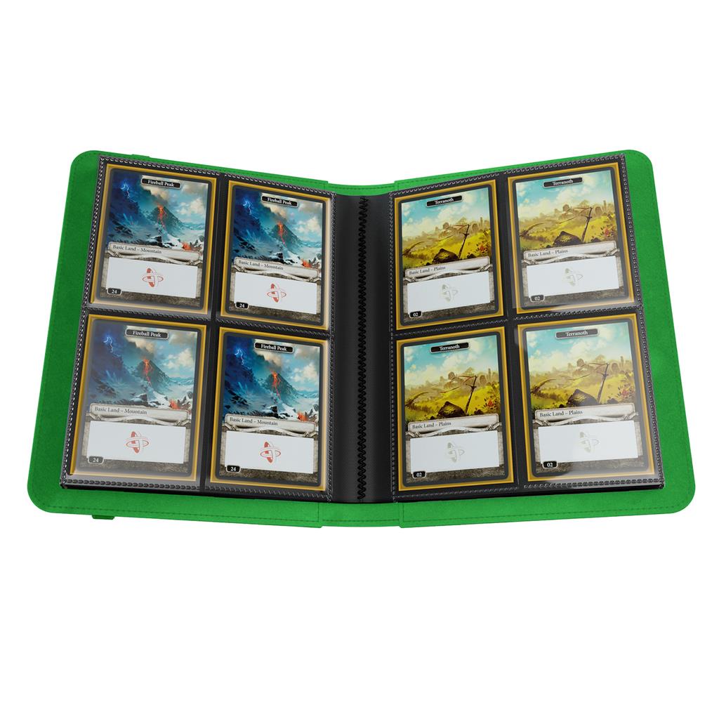 Gamegenic 8-Pocket Prime Album - Green