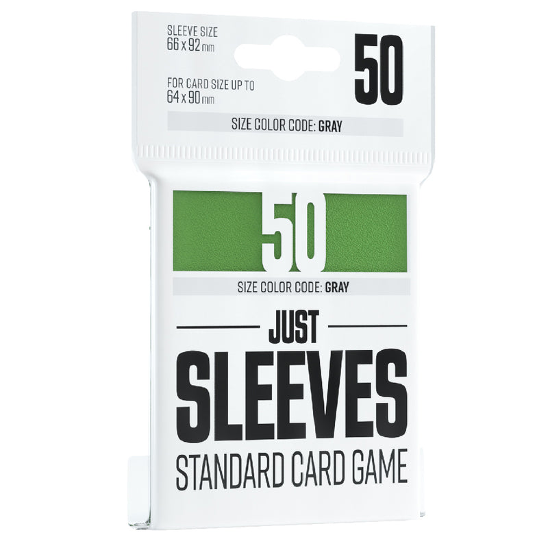 Gamegenic Just Sleeves Standard Size - Green (50ct)