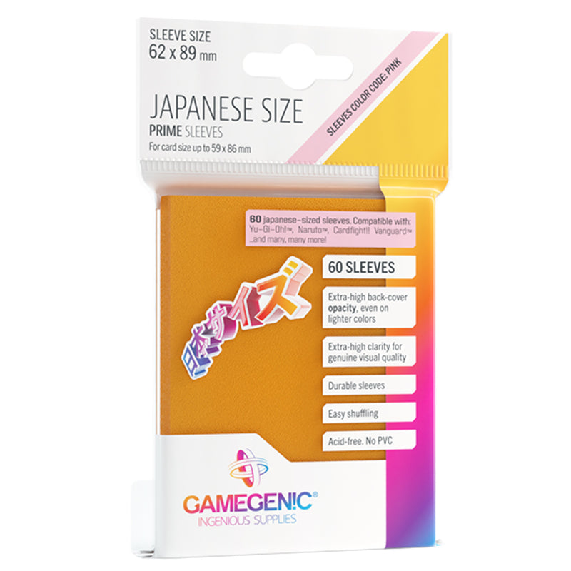 Gamegenic Prime Japanese Sleeves - Orange (60ct)