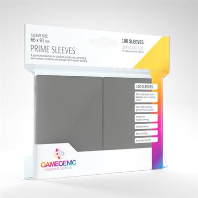 Gamegenic Prime Standard Sleeves - Gray (100ct)