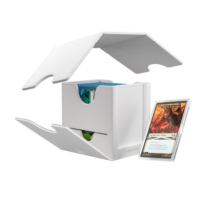 Gamegenic Sidekick Pro 100+ XL Convertible Deck Box - White