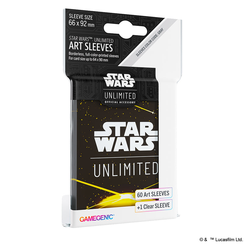 Gamegenic Star Wars: Unlimited Art Sleeves Card Back Yellow