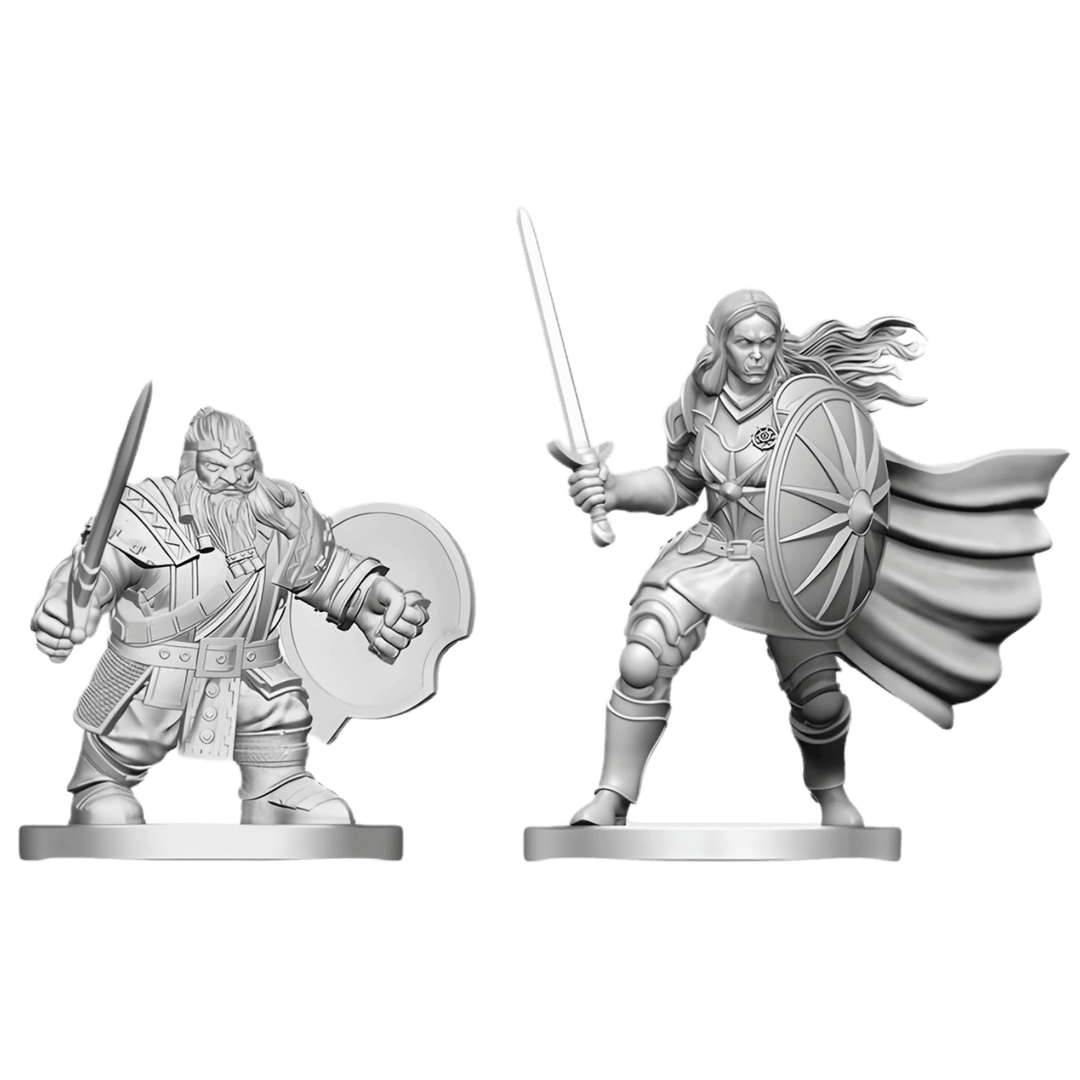 Dwarf Fighter &amp; Orc Paladin