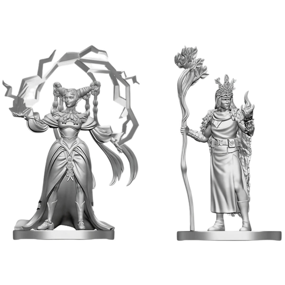 Human Druid &amp; Elf Sorcerer