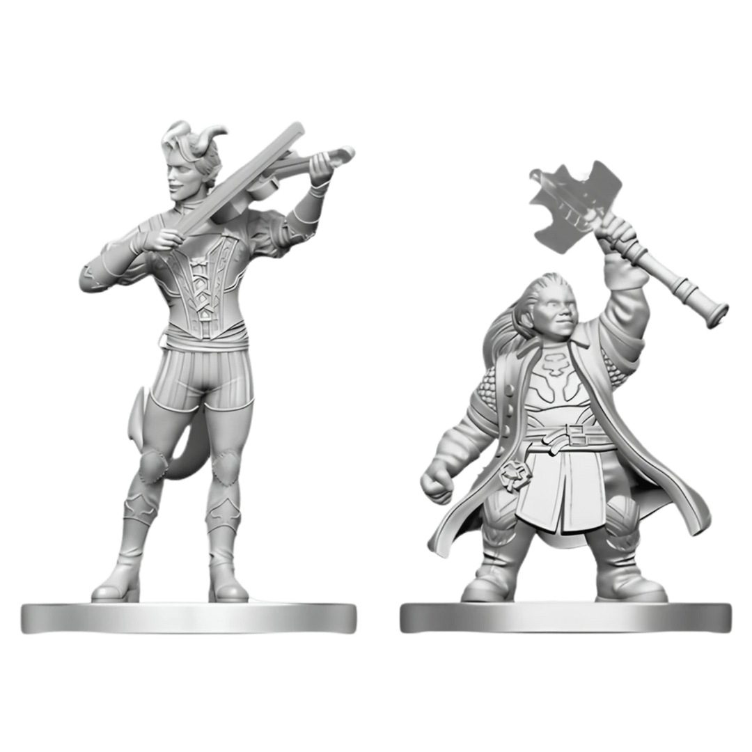 Tiefling Bard &amp; Dwarf Cleric
