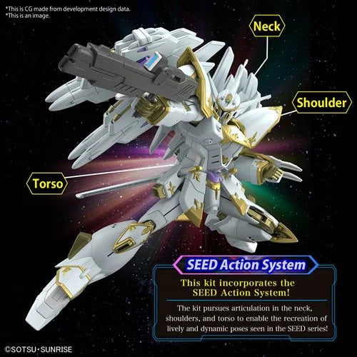 Bandai: Gundam Freedom Black Knight Cal-re.A HG 1:144 Model Kit