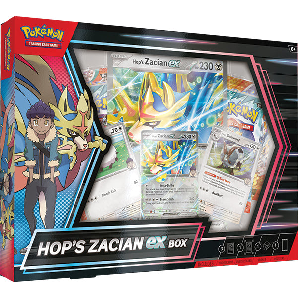 Pokemon TCG: Hop’s Zacian ex Box