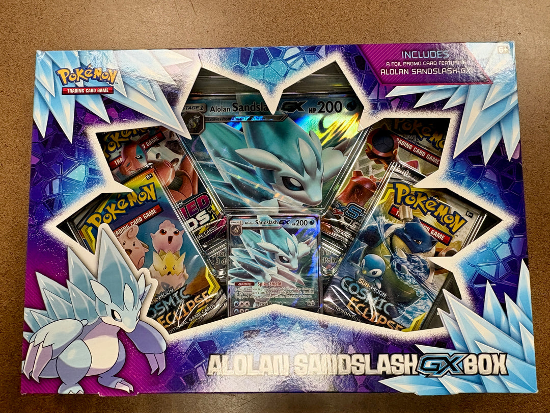 Pokemon TCG: Alolan Sandslash GX Box