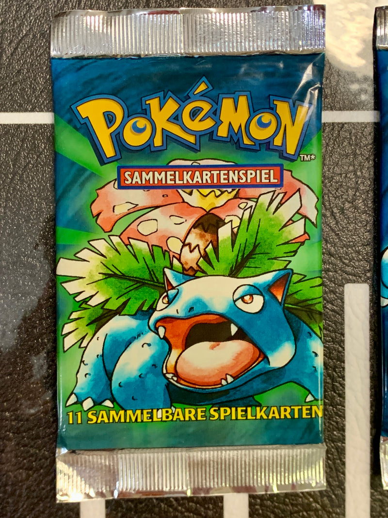 Pokemon TCG: German Base Set Booster Pack - Venusaur Pokemon TCG: German Base Set Booster Pack - Venusaur