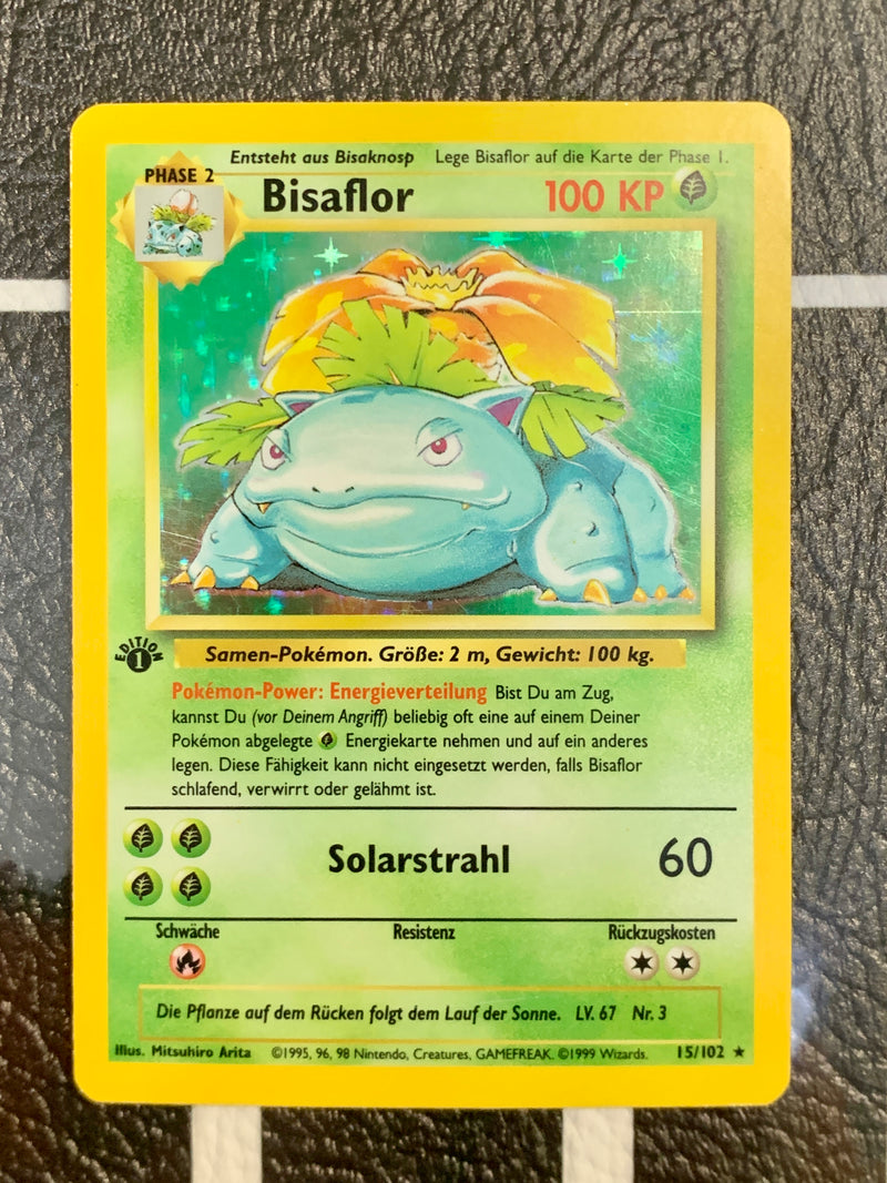 Pokemon TCG: German Base Set Bundle - 2 Booster Packs, 1st Ed. Chariza Pokemon TCG: German Base Set Bundle - 2 Booster Packs, 1st Ed. Chariza