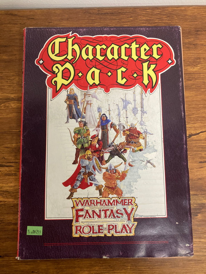Warhammer Fantasy Roleplay: Character Pack (1987) (USED)