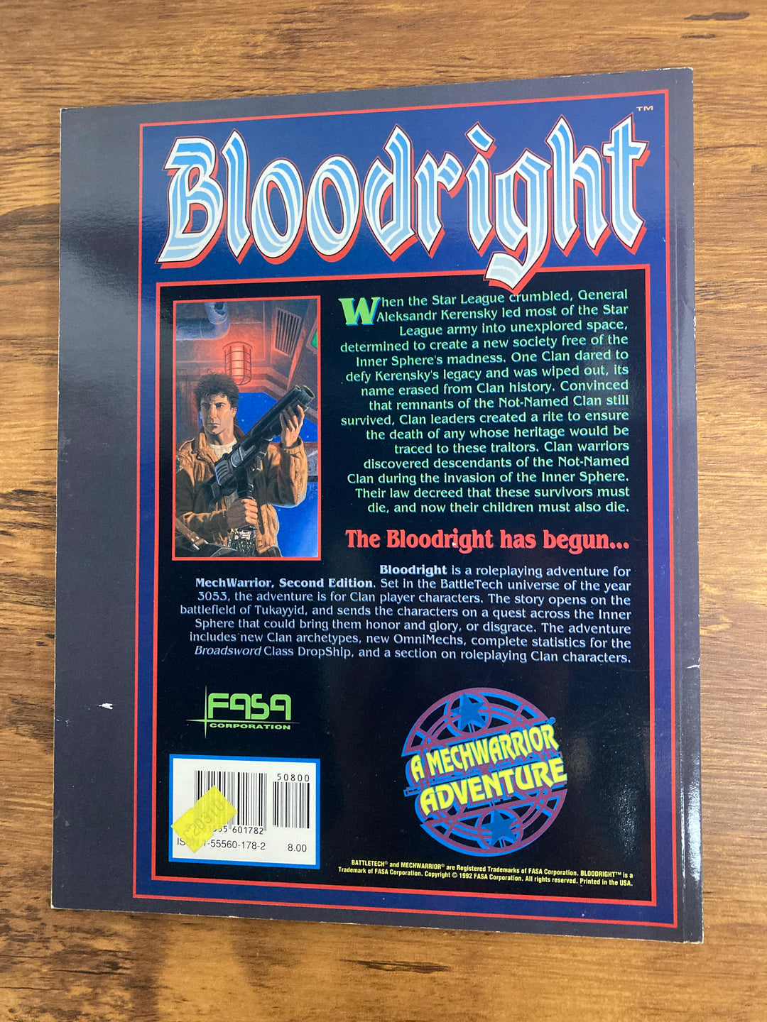 Bloodright MECHWARRIOR 1666 (USED)