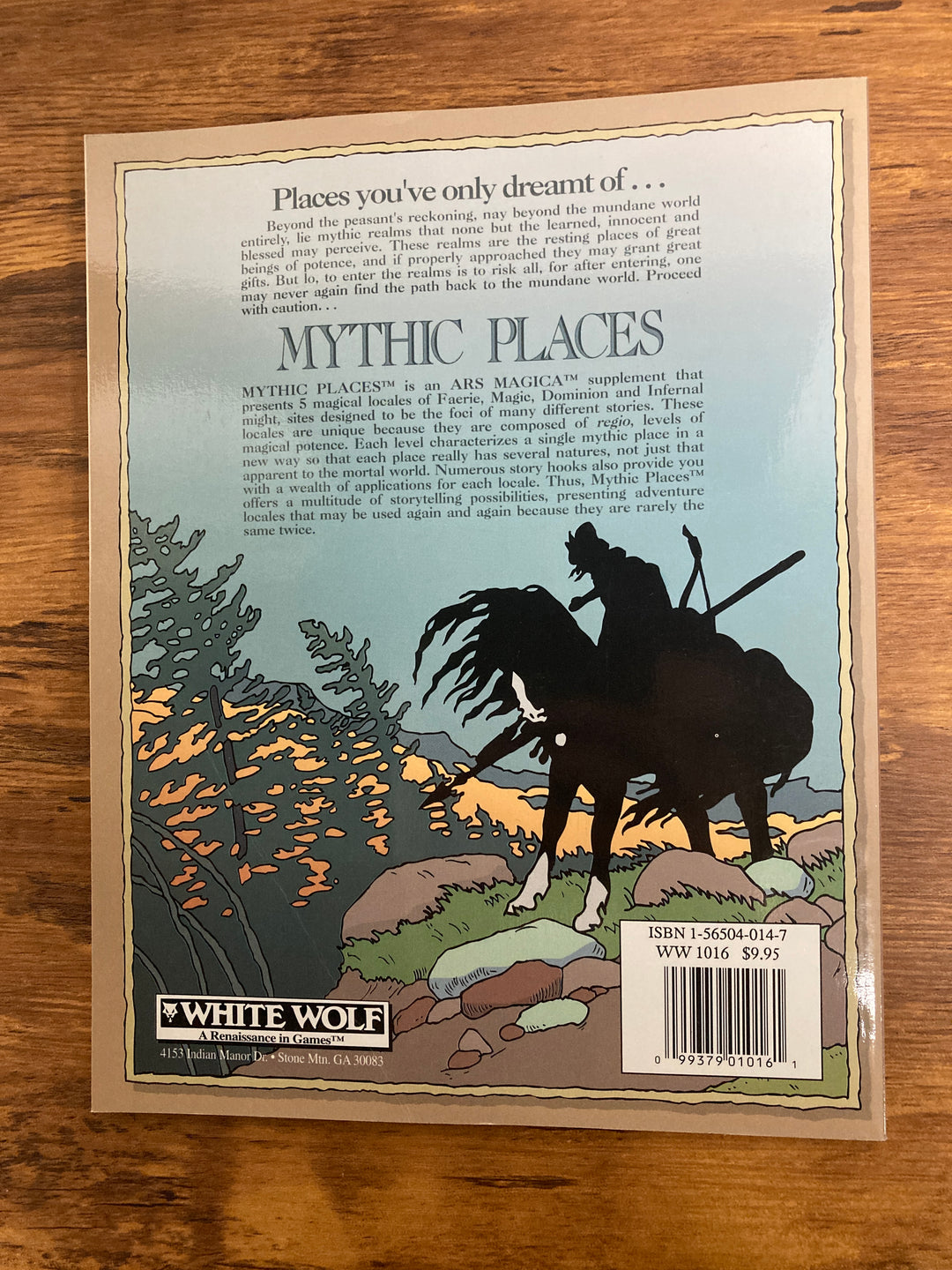 Ars Magica: Mythic Places (USED)