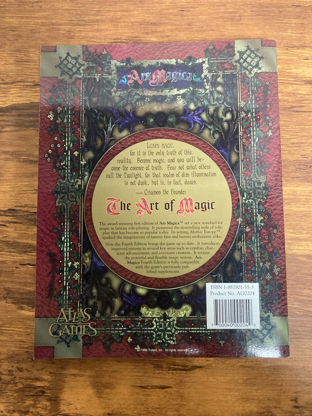 Ars Magica: The Art of Magic 4th Edition (USED)