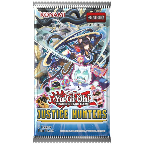Yu-Gi-Oh Justice Hunters Booster Pack